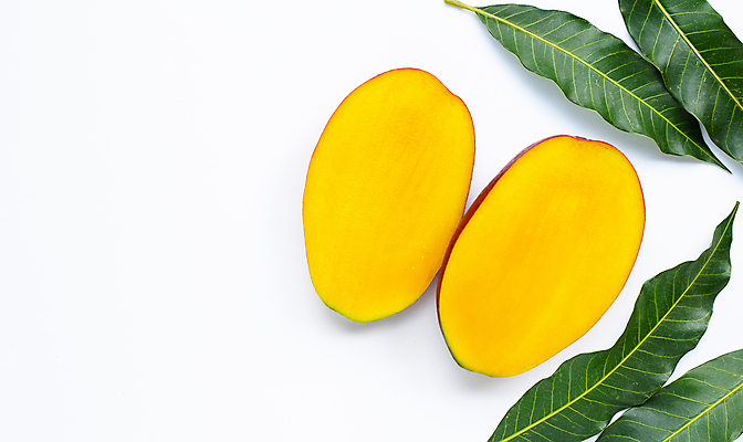 포토 JPG 해외이미지 잎 단면 실내 사람없음 열대과일 흰배경 슬라이스 망고 애플망고 해외포토 식물 백그라운드 과일 내부 흰색 파일형식 이미지허브