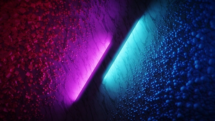 포토 JPG 해외이미지 디자인 백그라운드 추상 미래 전등 사람없음 장식 빨간색 파란색 빛 3D 보라색 어둠 활발 원형 입자 자주색 라이벌 큐브 질감 네온 청록색 반대 빛망울 미니멀리스트 부족함 해외포토 도형 컬러 컨셉 무늬 조명 디지털합성 파일형식 이미지허브