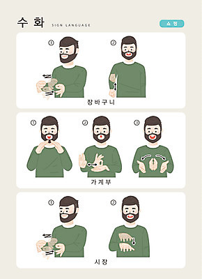 문자 남자 일러스트 손가락 커뮤니케이션 한명 사람 손짓 상반신 성인 한글 쇼핑 장바구니 언어교육 소통 가계부 지문자 청각장애인 국내일러스트 AI파일 1 손 교육 컨셉 모션 바구니 장애인 수화 파일형식 벡터