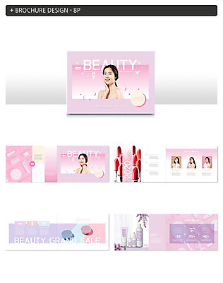 템플릿 여자 ZIP 분홍색 미소 사람 팜플렛 여러명 상반신 20대 성인 뷰티 화장품 한국인 립스틱 클리닉 봄맞이 성인여자만 인디자인 INDD 이미지템플릿 컬러 다수 표정 동양인 청년 봄 여자만 성인만 파일형식