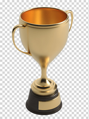 편집이미지 사람없음 한개 금색 상패 트로피 받침대 오브젝트 PNG 표준 편집소스 1 컬러 상_우승 파일형식