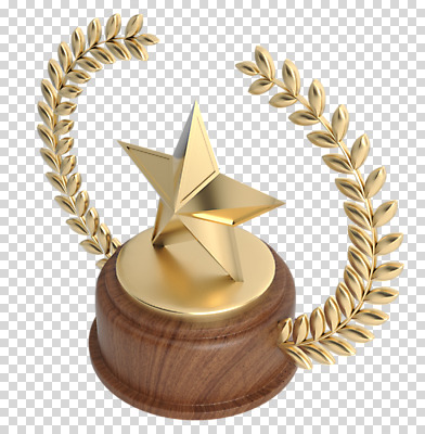 편집이미지 별 사람없음 한개 금색 상패 트로피 받침대 오브젝트 PNG 월계수 표준 편집소스 자연요소 1 컬러 상_우승 파일형식