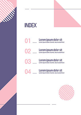 템플릿 내지 분홍색 비즈니스 사람없음 보라색 흰색 원형 삼각형 문서템플릿 서식 문서 인덱스 사선무늬 목차 이미지템플릿 AI파일 도형 컬러 파일형식 벡터