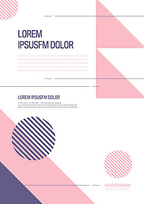 템플릿 표지 분홍색 비즈니스 사람없음 보라색 흰색 원형 삼각형 문서템플릿 서식 문서 사선무늬 이미지템플릿 AI파일 도형 컬러 파일형식 벡터