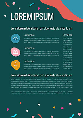 템플릿 교육 내지 곡선 비즈니스 학사모 현미경 사람없음 책 컬러풀 문서템플릿 서식 문서 꽃가루 이미지템플릿 AI파일 모자_잡화 선 컬러 졸업 실험기구 가루 파일형식 벡터