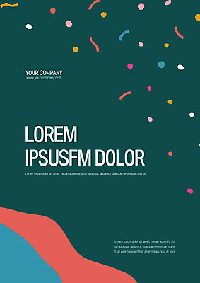 템플릿 표지 곡선 비즈니스 사람없음 컬러풀 문서템플릿 서식 문서 꽃가루 이미지템플릿 AI파일 선 컬러 가루 파일형식 벡터