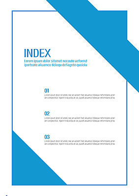 템플릿 내지 비즈니스 사람없음 파란색 흰색 문서템플릿 서식 레이아웃 문서 인덱스 목차 이미지템플릿 AI파일 컬러 파일형식 벡터