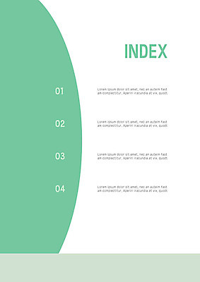 템플릿 내지 비즈니스 사람없음 초록색 흰색 문서템플릿 서식 레이아웃 문서 인덱스 목차 이미지템플릿 AI파일 컬러 파일형식 벡터