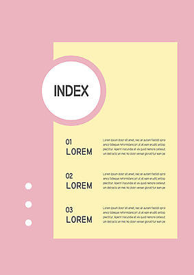 템플릿 내지 분홍색 비즈니스 따뜻함 사람없음 노란색 사각형 원형 문서템플릿 서식 레이아웃 문서 인덱스 목차 이미지템플릿 AI파일 도형 컬러 파일형식 벡터