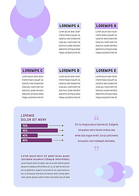 템플릿 내지 비즈니스 그래프 사람없음 귀여움 보라색 흰색 원형 문서템플릿 서식 레이아웃 문서 이미지템플릿 AI파일 도형 컬러 컨셉 파일형식 벡터