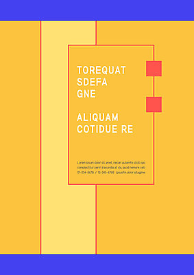 템플릿 표지 선 비즈니스 사람없음 빨간색 파란색 노란색 사각형 문서템플릿 서식 레이아웃 문서 이미지템플릿 AI파일 도형 컬러 파일형식 벡터