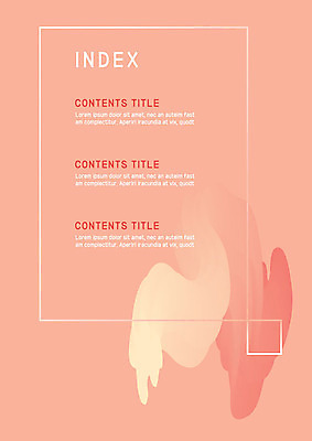 템플릿 내지 비즈니스 프레임 사람없음 사각형 문서템플릿 서식 문서 인덱스 물감효과 목차 리빙코랄 이미지템플릿 AI파일 도형 파일형식 벡터 트랜드컬러 코랄 효과