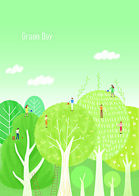 전신 PSD 나무 구름 여자 남자 꽃 일러스트 사다리 자연 사람 풍경 여러명 성인 야외 초록색 연두색 환경 봄 물뿌리개 식목일 들풀 물주기 에코 힐링 그린데이 거름 돌봄 씨뿌리기 그린슈머 국내일러스트 자연요소 식물 계절 기념일 컬러 다수 모션 데이이벤트 도구 생태계 파일형식