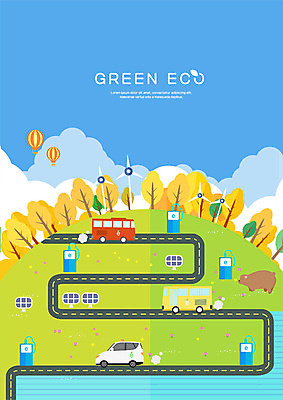 PSD 나무 구름 한마리 도로 일러스트 곰 버스 사람없음 야외 연두색 파란색 자연보호 열기구 그린에너지 에코 집열판 전기자동차 충전소 국내일러스트 자연요소 식물 동물 1 길 육상교통 컬러 포유류 항공교통 교통시설 자동차 자연 대중교통 초록색 환경 에너지 보호 태양에너지 충전 파일형식