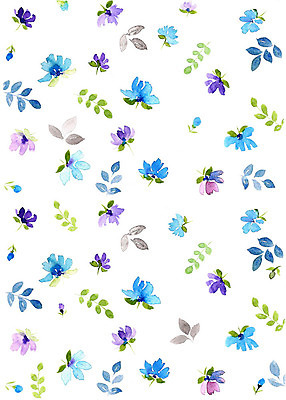 PSD 식물 꽃 잎 패턴 일러스트 붓터치 수채화 따뜻함 사람없음 컬러풀 화려 감성 플라워패턴 국내일러스트 컬러 컨셉 무늬 파일형식