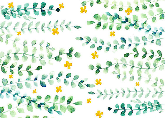 PSD 식물 꽃 잎 패턴 일러스트 붓터치 수채화 따뜻함 사람없음 컬러풀 화려 감성 플라워패턴 국내일러스트 컬러 컨셉 무늬 파일형식