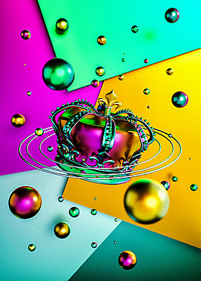 PSD 편집이미지 백그라운드 재질 왕관 사람없음 컬러풀 3D소스 3D 금속 원형 구슬 디지털합성 이미지편집 편집3D 도형 컬러 파일형식