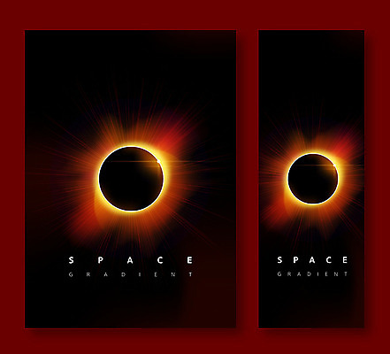 템플릿 배너 배너템플릿 포스터 세로배너 백그라운드 그래픽백그라운드 사람없음 그래픽 태양 우주 검은색 달 현수막 신비 일식현상 AI파일 자연요소 컬러 컨셉 자연현상 세로 파일형식 벡터