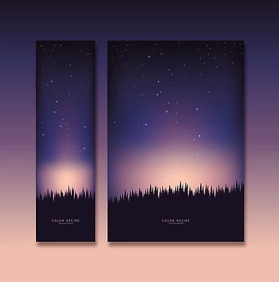나무 템플릿 배너 배너템플릿 실루엣 포스터 별 세로배너 백그라운드 그래픽백그라운드 밤하늘 사람없음 그래픽 보라색 현수막 그라데이션 AI파일 자연요소 식물 컬러 하늘 촬영기법 세로 야간 파일형식 벡터