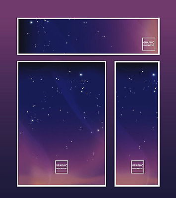템플릿 배너 배너템플릿 가로배너 포스터 별 세로배너 백그라운드 그래픽백그라운드 밤하늘 사람없음 그래픽 보라색 현수막 남색 그라데이션 AI파일 자연요소 컬러 하늘 가로 세로 야간 파일형식 벡터