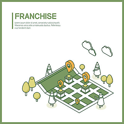 나무 구름 지도 일러스트 요정 사람없음 귀여움 상점 사회 토론 창업 위치 아이소메트릭 국내일러스트 AI파일 자연요소 식물 컨셉 자영업 공동체 파일형식 벡터