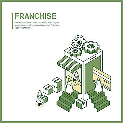 일러스트 요정 사람없음 스마트폰 상자 귀여움 상점 신용카드 사회 톱니바퀴 결제 창업 장사 아이소메트릭 국내일러스트 AI파일 컨셉 금융 핸드폰 스마트기기 상업 자영업 공동체 파일형식 벡터