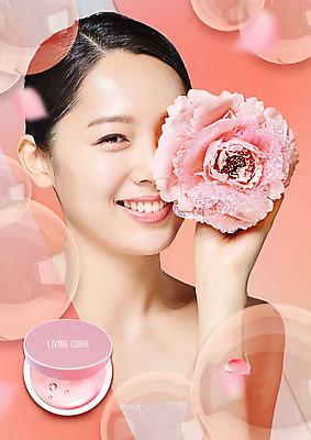 PSD 편집이미지 응시 여자 꽃잎 꽃 분홍색 한송이 따뜻함 한명 미소 들기 사람 상반신 20대 성인 앞모습 뷰티 주황색 봄 화장품 한국인 원형 비눗방울 모던 그라데이션 산뜻 싱그러움 의료성형뷰티 성인여자한명만 흩날리기 이미지편집 도형 식물 1 시선 계절 뷰포인트 컬러 컨셉 모션 표정 동양인 청년 송이 여자한명만 성인여자만 파일형식