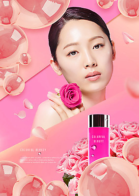 PSD 편집이미지 응시 여자 꽃잎 꽃 분홍색 따뜻함 한명 사람 상반신 20대 성인 앞모습 뷰티 봄 화장품 한국인 물방울 비눗방울 모던 산뜻 싱그러움 의료성형뷰티 성인여자한명만 트로피컬아트 흩날리기 이미지편집 식물 1 시선 계절 뷰포인트 컬러 컨셉 모션 동양인 청년 그림 여자한명만 성인여자만 파일형식