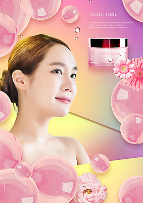 PSD 편집이미지 응시 여자 꽃잎 꽃 분홍색 따뜻함 한명 미소 사람 상반신 20대 성인 옆모습 뷰티 봄 화장품 한국인 물방울 비눗방울 모던 산뜻 싱그러움 의료성형뷰티 성인여자한명만 이미지편집 식물 1 시선 계절 뷰포인트 컬러 컨셉 표정 동양인 청년 여자한명만 성인여자만 파일형식