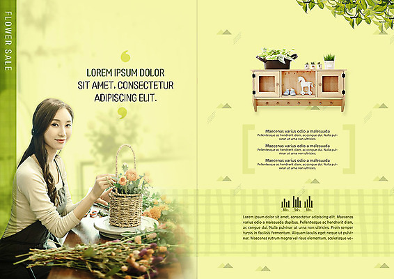 PSD 템플릿 표지디자인 북디자인 응시 출판디자인 여자 꽃 내지 화분 리플렛 북커버 나뭇잎 선반 한명 미소 사람 앉기 팜플렛 상반신 20대 성인 초록색 연두색 세일 앞치마 봄 한국인 나뭇가지 꽃집 꽃꽂이 손질 꽂음 이미지템플릿 나무 식물 1 시선 계절 컬러 가구 잎 모션 표정 동양인 청년 상점 원예 파일형식