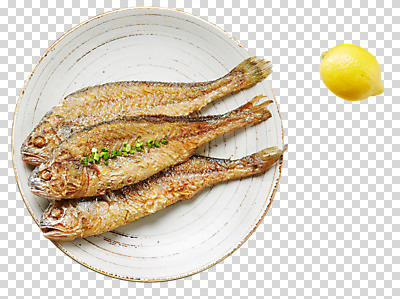 편집이미지 접시 음식 어패류 사람없음 레몬 해산물 생선구이 PNG 조기구이 편집소스 조기_생선 동물 식기 과일 어류 구이 생선요리 파일형식