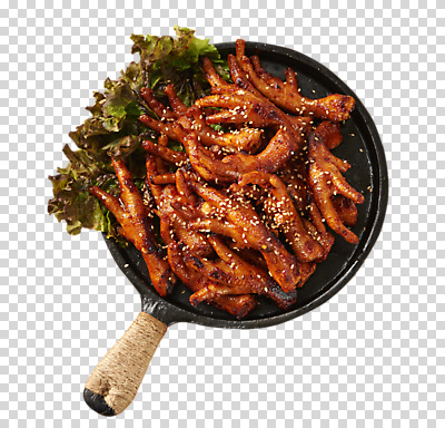 편집이미지 한식 음식 사람없음 프라이팬 상추 PNG 닭발 편집소스 매운닭발 채소 주방용품 파일형식