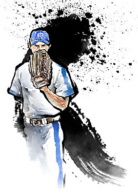 PSD 응시 남자 스포츠 일러스트 캘리그라피 붓터치 한명 사람 상반신 성인 파란색 야구 야구선수 야구글러브 사인 번짐 야구모자 투수 야구복 성인남자한명만 국내일러스트 모자_잡화 1 시선 컬러 운동선수 운동복 구기 야구용품 글러브 남자한명만 성인남자만 파일형식 효과