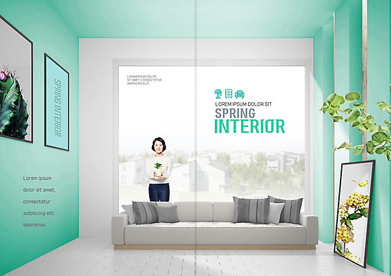 PSD 템플릿 표지디자인 북디자인 출판디자인 여자 건축 내지 화분 리플렛 액자 북커버 나뭇잎 한명 들기 사람 팜플렛 상반신 성인 30대 인테리어 소파 봄 한국인 창가 민트색 성인여자한명만 이미지템플릿 1 디자인 계절 컬러 잎 의자 창문 모션 동양인 장년 여자한명만 성인여자만 파일형식