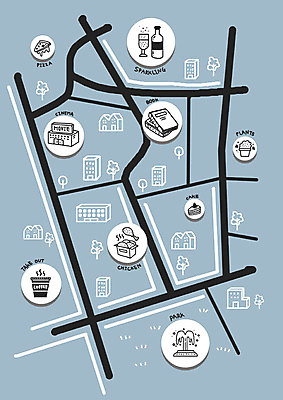 PSD 커피 백그라운드 지도 일러스트 피자 사람없음 건물 책 관광지 상점 치킨 회색 영화관 와인병 분수대 약도 맛집 안내도 국내일러스트 건축물 음료 컬러 여행 병_용기 패스트푸드 서양음식 와인 극장 닭고기요리 파일형식