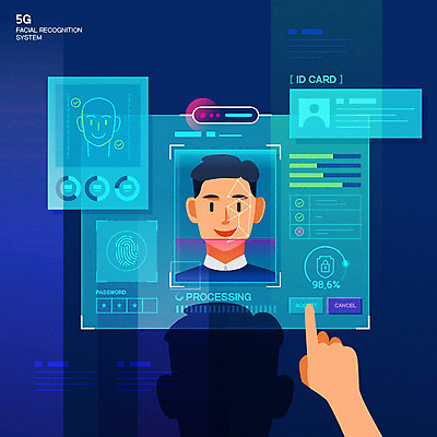 남자 얼굴 일러스트 손가락 그래프 미래 스마트라이프 한명 사람 상반신 성인 신체부위 파란색 터치 암호 스마트 보안 IT산업 신원 조회 지문 4차산업 얼굴인식 5G 미래산업 AI_인공지능 국내일러스트 AI파일 1 라이프스타일 손 산업 컬러 컨셉 정보기술 IT 안전 생체인식기술 파일형식 벡터