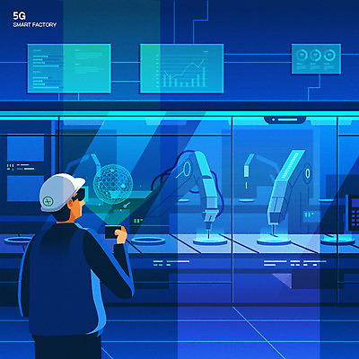 남자 일러스트 공장 미래 관리 스마트라이프 한명 사람 상반신 성인 파란색 컬러풀 기계 스마트 로봇 직원 시스템 IT산업 로봇팔 자동화 자동화기기 홀로그램 4차산업 5G 클래식블루 미래산업 AI_인공지능 국내일러스트 AI파일 1 라이프스타일 산업 컬러 컨셉 공업 정보기술 IT 파일형식 벡터 트랜드컬러