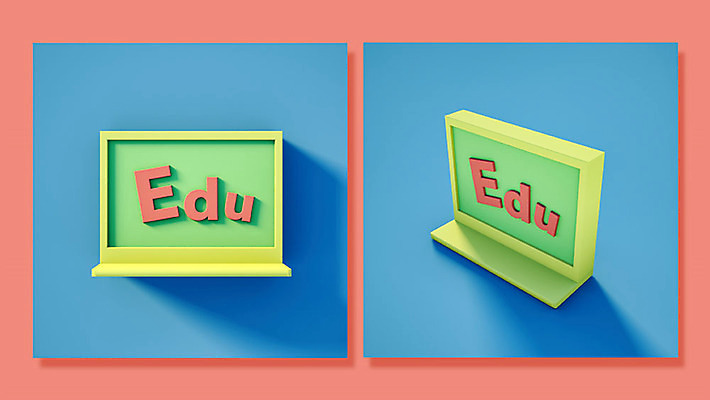 PSD 편집이미지 교육 백그라운드 사람없음 3D소스 3D 칠판 디지털합성 오브젝트 신학기 교육용품 아이소메트릭 에듀 편집소스 스쿨팩 편집3D 에듀케이션 파일형식