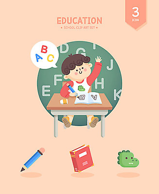 캐릭터 알파벳 영어 교육 남자 초등학생 어린이 말풍선 일러스트 교육캐릭터 영어교육 한명 책 연필 손들기 주황색 칠판 발표 교과서 공룡 에듀 남자한명만 스쿨팩 일러캐릭터 AI파일 문자 1 학생 컬러 파충류 모션 학용품 교재 사람 필기구 에듀케이션 남자만 파일형식 벡터