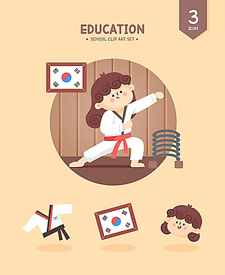 캐릭터 여자 교육 초등학생 어린이 일러스트 교육캐릭터 한명 운동 갈색 태극기 태권도 태권도복 체육교육 격파 에듀 여자한명만 방과후 스쿨팩 일러캐릭터 AI파일 1 학생 컬러 모션 건강 도복 사람 격투기 국기 체육 에듀케이션 여자만 파일형식 벡터
