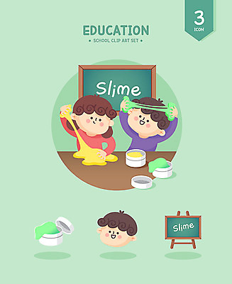 캐릭터 여자 교육 남자 초등학생 어린이 일러스트 놀이 교육캐릭터 초등학교 두명 초록색 칠판 에듀 어린이만 방과후 슬라임 스쿨팩 일러캐릭터 AI파일 학생 컬러 학교 사람 장난감 에듀케이션 파일형식 벡터