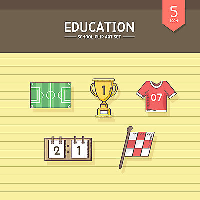 아이콘 교육 유니폼 사람없음 세트 축구 깃발 우승 축구장 트로피 체육시간 축구복 체육교육 교육아이콘 스코어 에듀 스쿨팩 2D아이콘 AI파일 옷 스포츠시설 수업 운동복 구기 최고 상_우승 체육 에듀케이션 파일형식 벡터