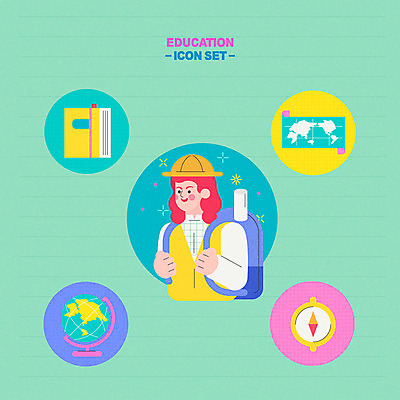 캐릭터 여자 교육 세계지도 지도 일러스트 배낭 교육캐릭터 한명 초록색 지구본 사회 나침반 교과서 에듀 탐구생활 여자한명만 스쿨팩 일러캐릭터 AI파일 1 컬러 가방 교재 사람 세계 관찰 공동체 에듀케이션 여자만 파일형식 벡터