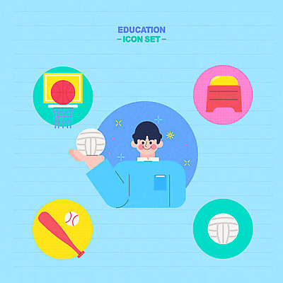 캐릭터 교육 남자 일러스트 교육캐릭터 농구 한명 파란색 운동 야구 야구방망이 야구공 체육시간 농구대 배구공 뜀틀 에듀 남자한명만 스쿨팩 일러캐릭터 AI파일 1 스포츠용품 컬러 공 수업 건강 사람 구기 야구용품 배구 골대 에듀케이션 남자만 파일형식 벡터