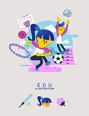 캐릭터 여자 교육 남자 일러스트 교육캐릭터 농구공 두명 운동 회색 야구 야구방망이 탁구 야구공 배구공 체육교육 탁구공 뜀틀 에듀 스쿨팩 일러캐릭터 AI파일 스포츠용품 컬러 공 농구 건강 사람 구기 야구용품 탁구용품 배구 체육 에듀케이션 파일형식 벡터