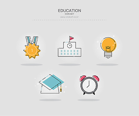 아이콘 교육 학사모 전구 학교 사람없음 세트 자명종 상패 교육아이콘 에듀 스쿨팩 2D아이콘 AI파일 모자_잡화 시계 졸업 알람 상_우승 에듀케이션 파일형식 벡터