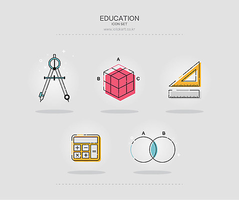 아이콘 교육 자 사람없음 세트 계산기 원형 수학 정사각형 삼각자 컴파스 수학교육 공식 교육아이콘 수학공식 에듀 스쿨팩 2D아이콘 AI파일 도형 교과목 문구용품 장비 에듀케이션 파일형식 벡터