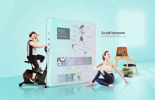 전신 PSD 편집이미지 여자 화분 다이어트 요가 사람 앉기 20대 성인 두명 앞모습 옆모습 운동 스크린 헬스 한국인 요가자세 정보 네트워크 요가복 사이클링 소통 민트색 소셜네트워크 성인여자만 이미지편집 웰빙 뷰포인트 컬러 포즈 컨셉 모션 건강 동양인 청년 운동복 육상스포츠 여자만 성인만 파일형식