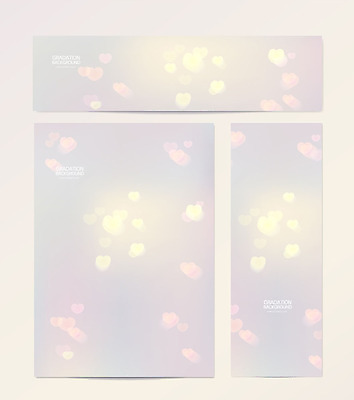 템플릿 배너 배너템플릿 가로배너 포스터 세로배너 백그라운드 그래픽백그라운드 사람없음 그래픽 현수막 하트 보케 연보라색 그라데이션 AI파일 모양 가로 세로 보라색 파일형식 벡터