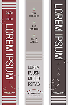 템플릿 배너 배너템플릿 세로배너 사람없음 빨간색 갈색 사각형 원형 배너세트 이미지템플릿 AI파일 도형 컬러 세로 세트 파일형식 벡터